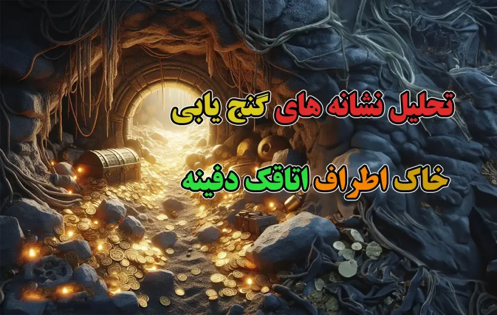 خاک اطراف اتاقک دفینه