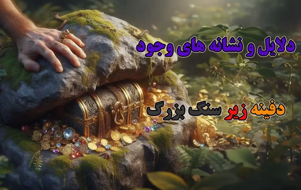 دفینه زیر سنگ بزرگ