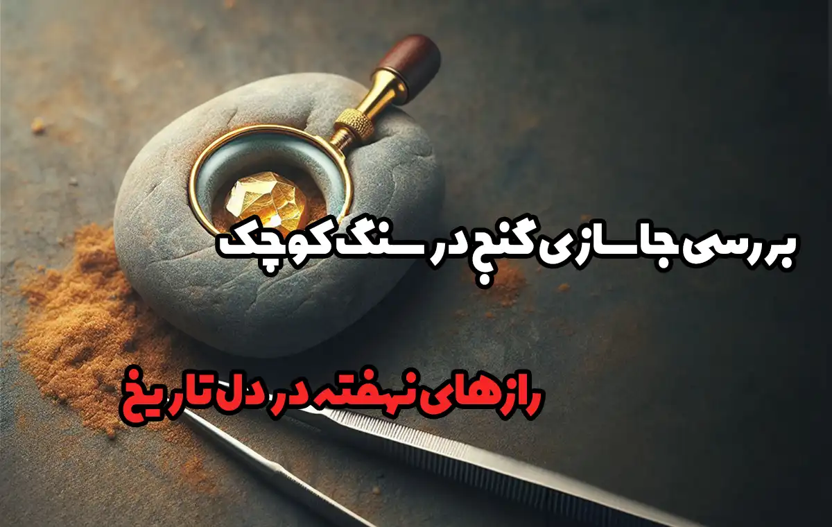 جاسازی گنج در سنگ کوچک
