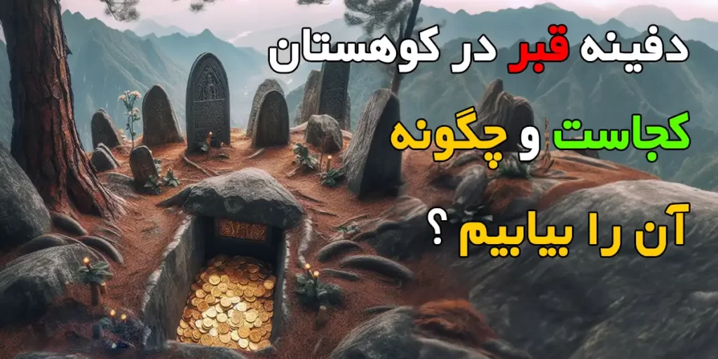 دفینه قبر در کوهستان