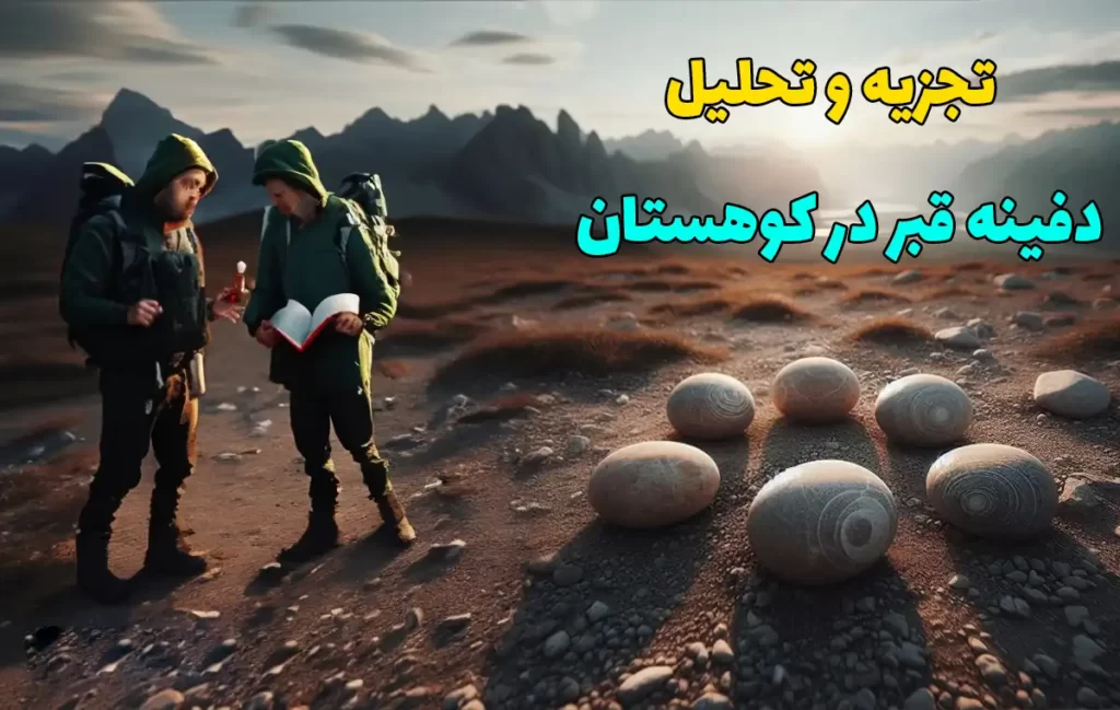 دفینه قبر در کوهستان