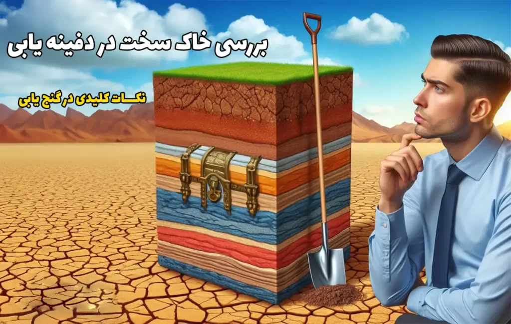 رسیدن به خاک سفت در دفینه