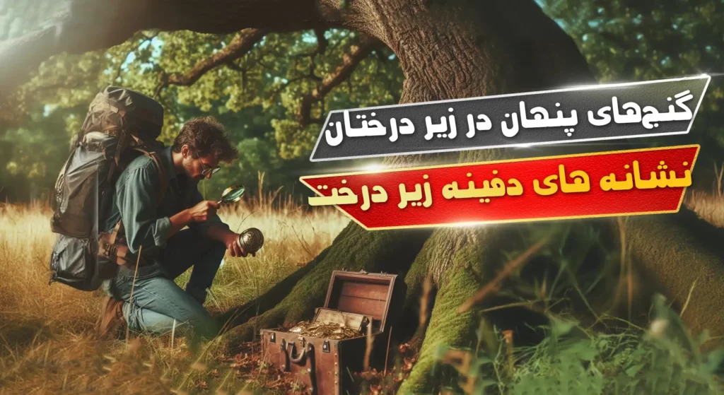 نشانه های دفینه زیر درخت