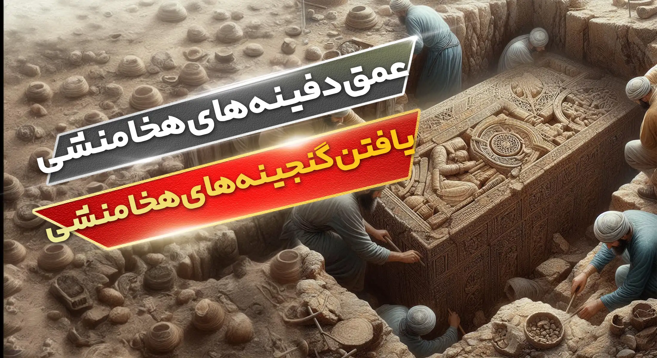 تفسیر و بررسی عمق دفینه های هخامنشی چقدر هست ؟