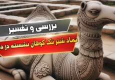 شتر تک کوهان نشسته در دفینه