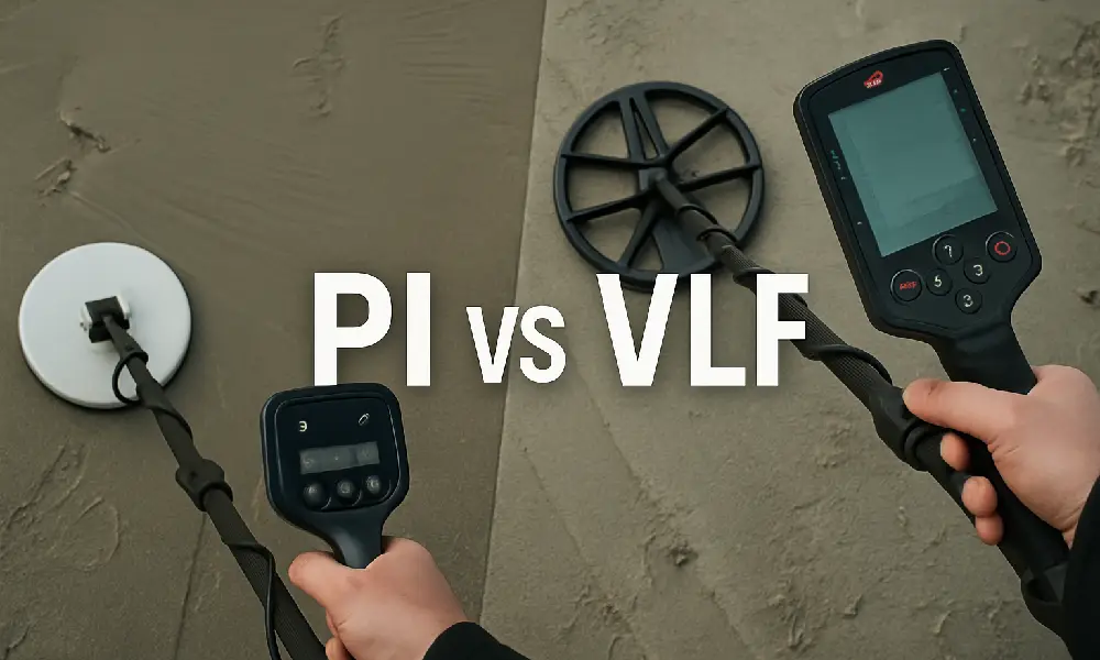 تفاوت فلزیاب های VLF و پالسی